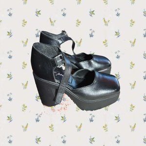 Free People Platform Mary Janes